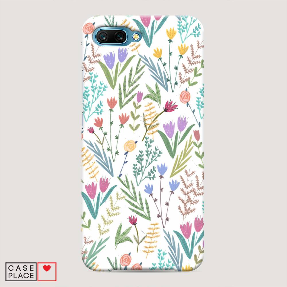 

Чехол Awog "Полевые цветы рисунок" для Honor 10, 65320-6