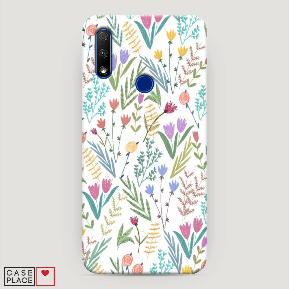 

Чехол Awog "Полевые цветы рисунок" для Honor 9X, 69920-6