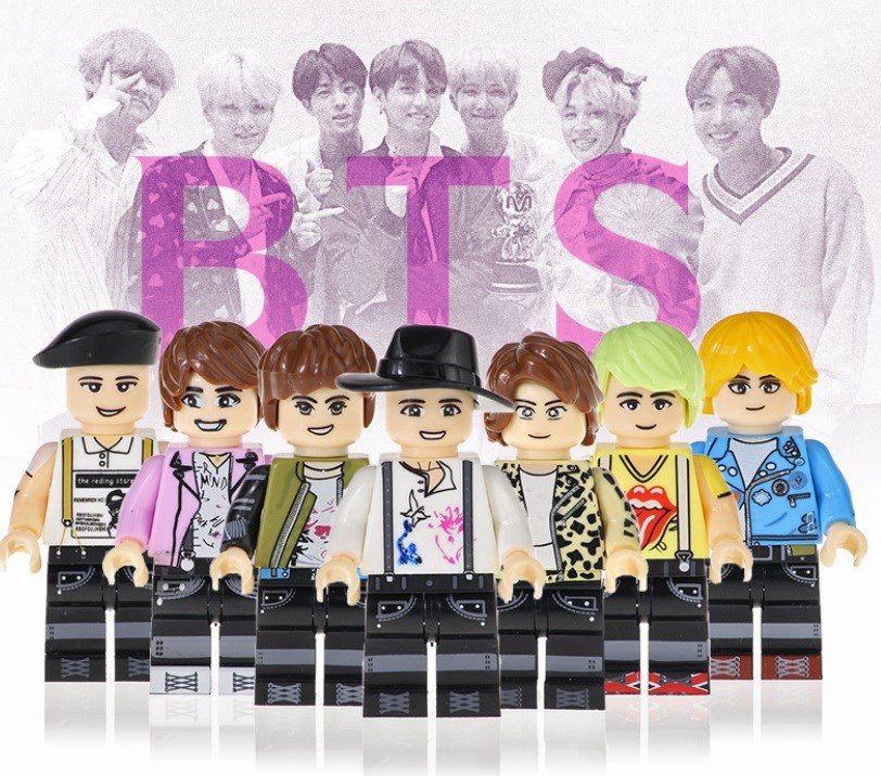 

Набор фигурок совместимых с Лего БТС (BTS)