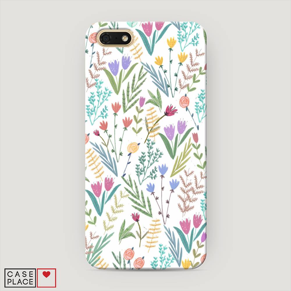 

Чехол Awog "Полевые цветы рисунок" для Huawei Y5 2018, 65920-6