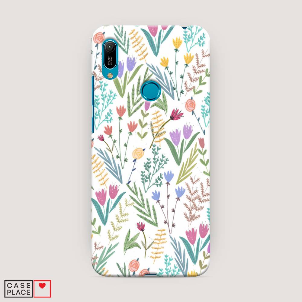 

Чехол Awog "Полевые цветы рисунок" для Huawei Y6 2019