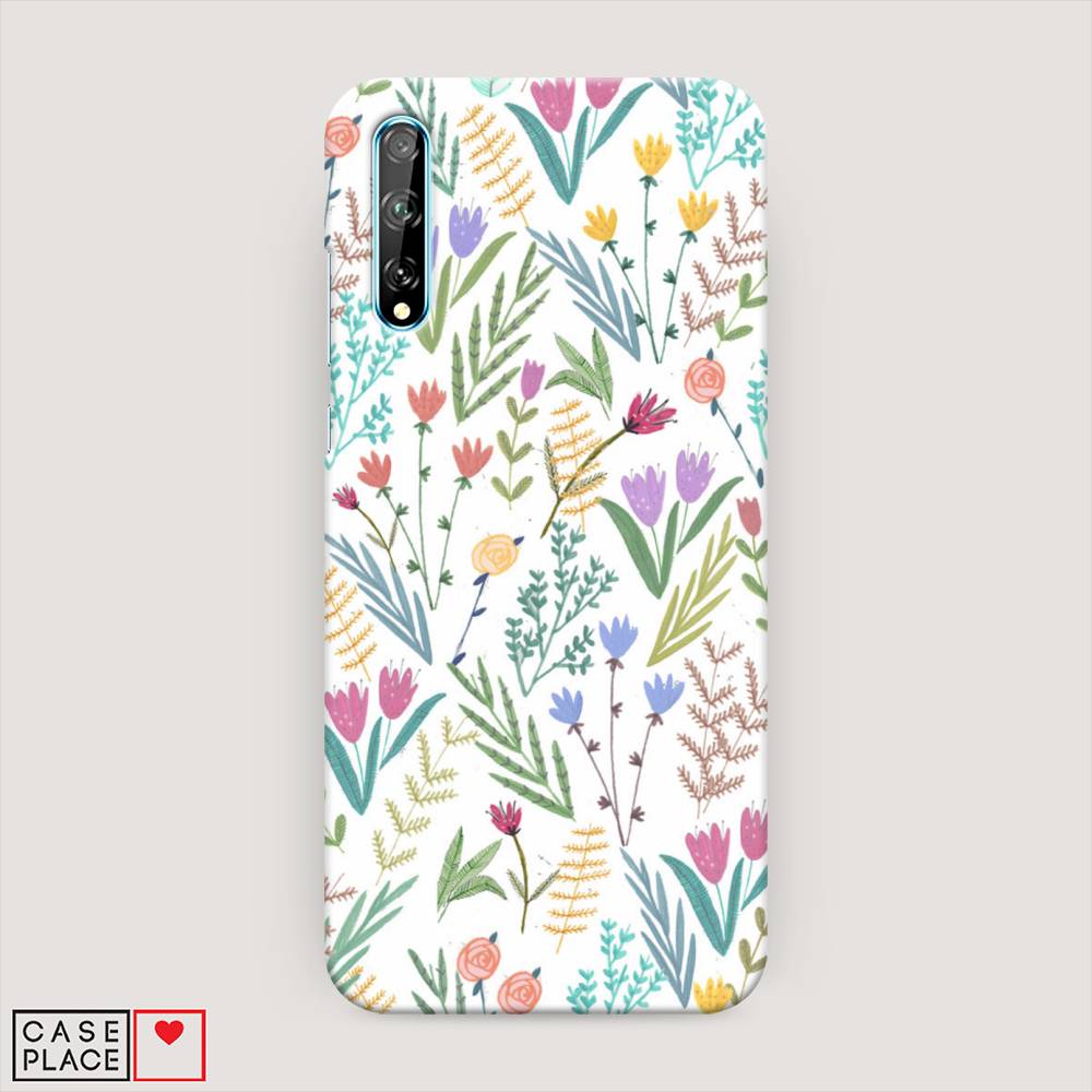 

Чехол Awog "Полевые цветы рисунок" для Huawei Y8p