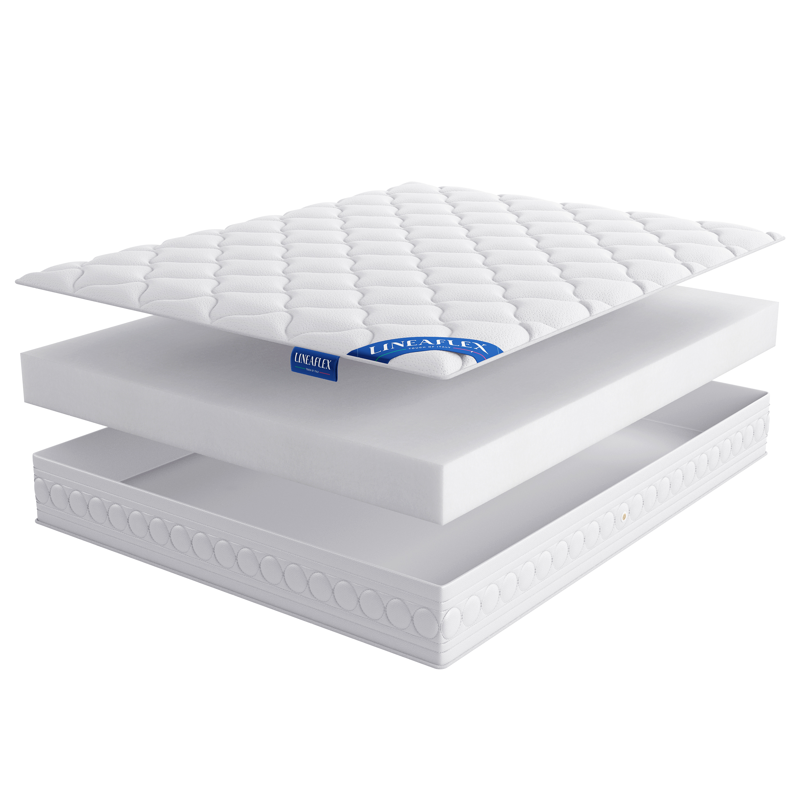 

Матрас Lineaflex Edelweiss Classico H-10 160х190, Бежевый;белый;серый;серебристый, Edelweiss Classico H-10