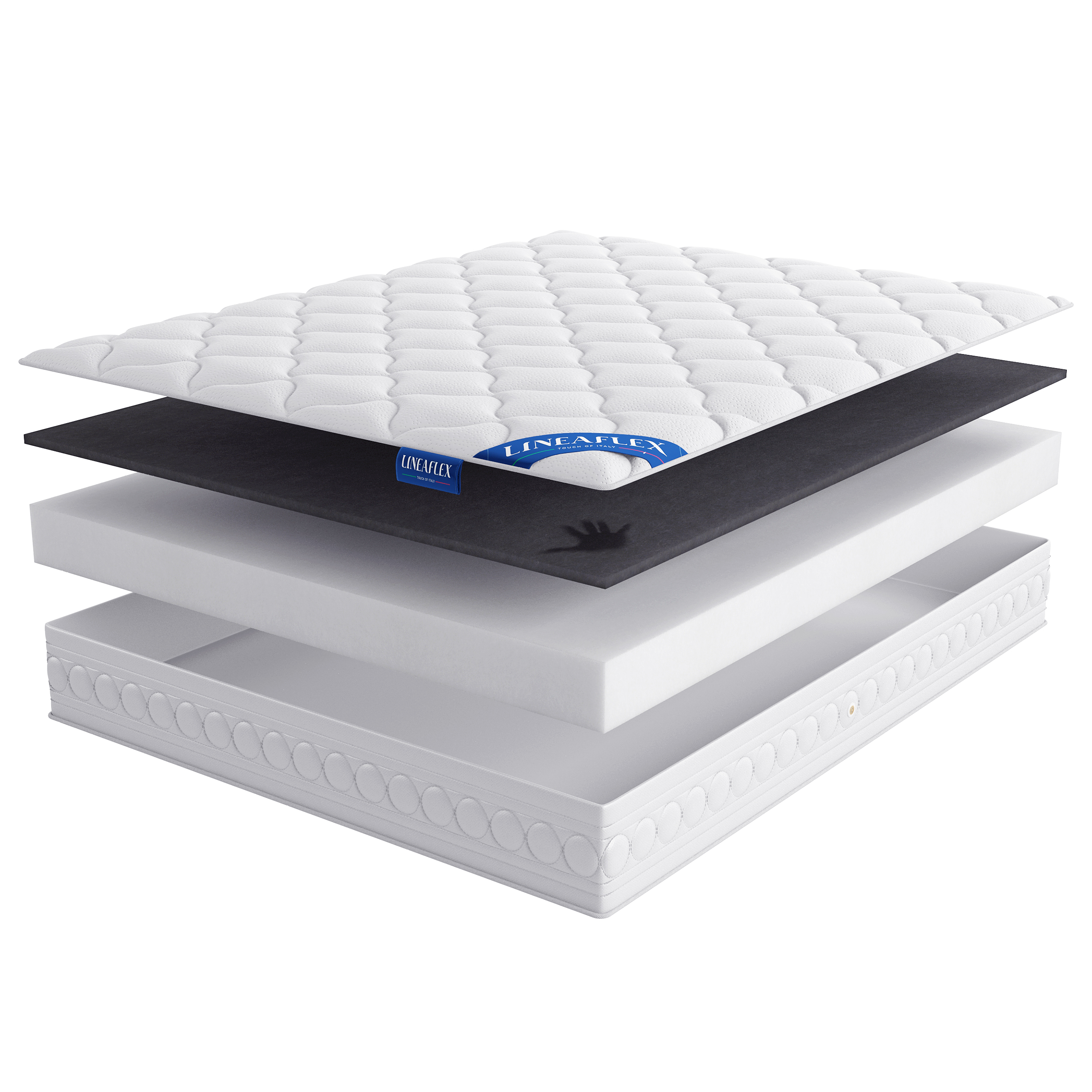 

Матрас Lineaflex Lyatris 160х200, Бежевый;белый;серый;серебристый, Lyatris