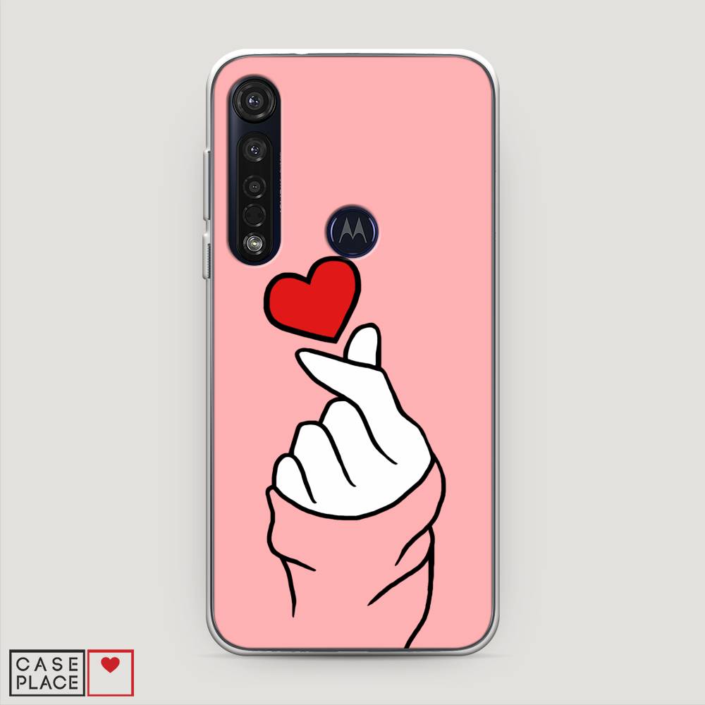 

Чехол Awog на Motorola Moto G8 Plus / Моторола Мото G8 Plus "Милое сердечко", Разноцветный, 241450-7