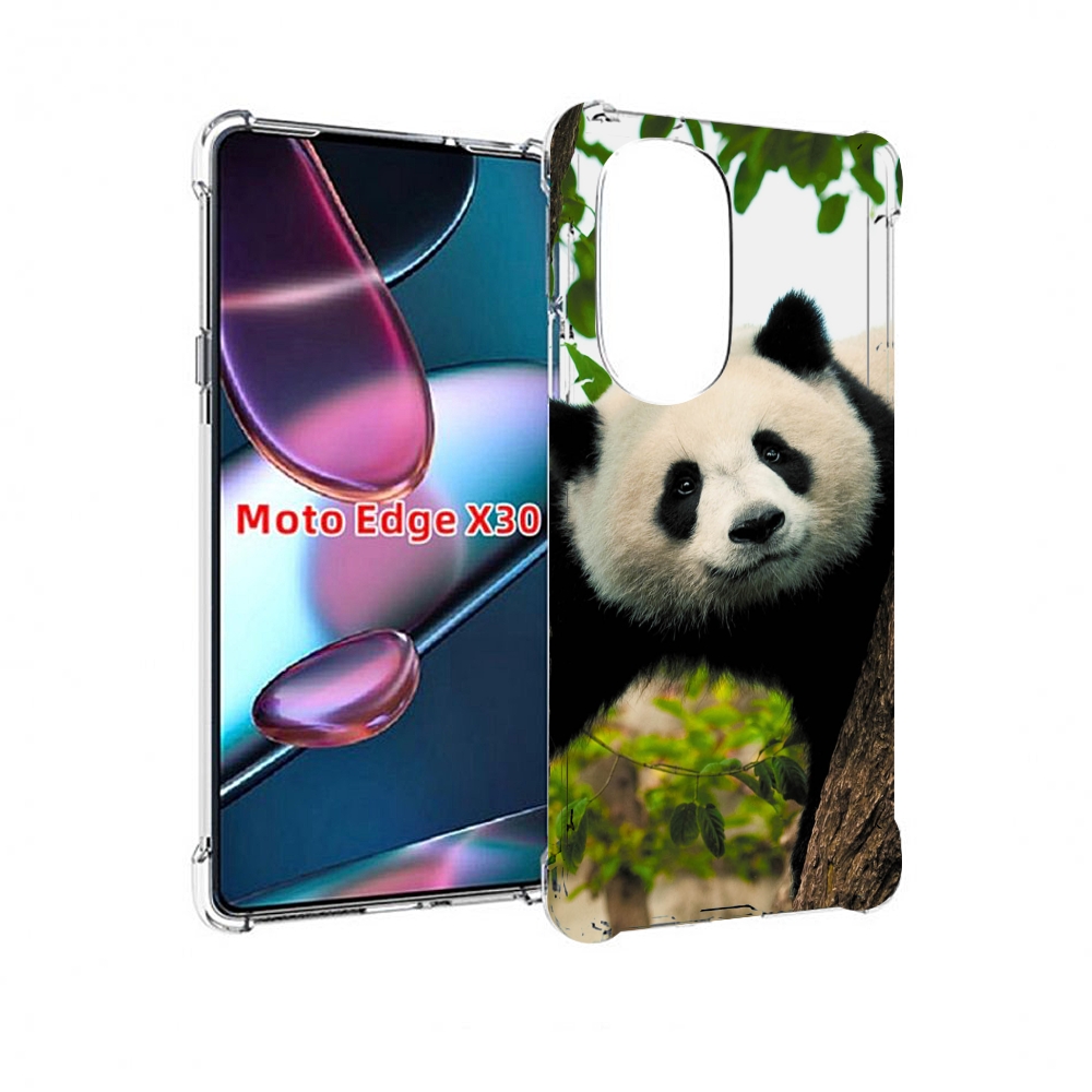 

Чехол MyPads Панда-на-дереве для Motorola Moto Edge X30, Прозрачный, Tocco