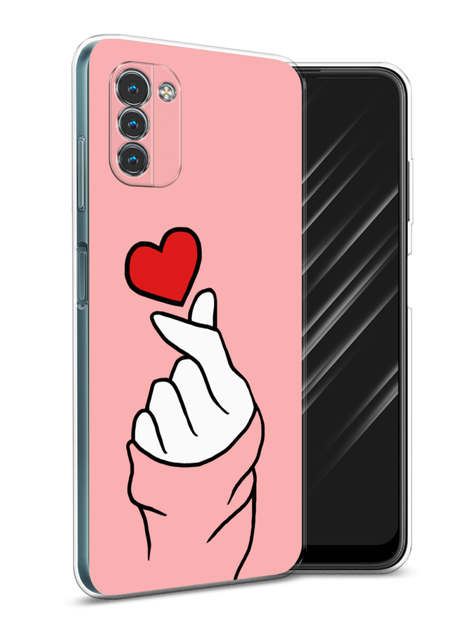 

Чехол Awog на Nokia G11 / Нокиа G11 "Милое сердечко", Разноцветный, 125150-7