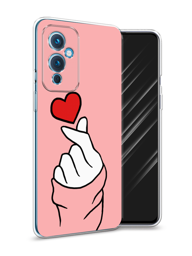 

Чехол Awog на OnePlus 9 LE2110 / ВанПлас 9 LE2110 "Милое сердечко", Разноцветный, 152750-7