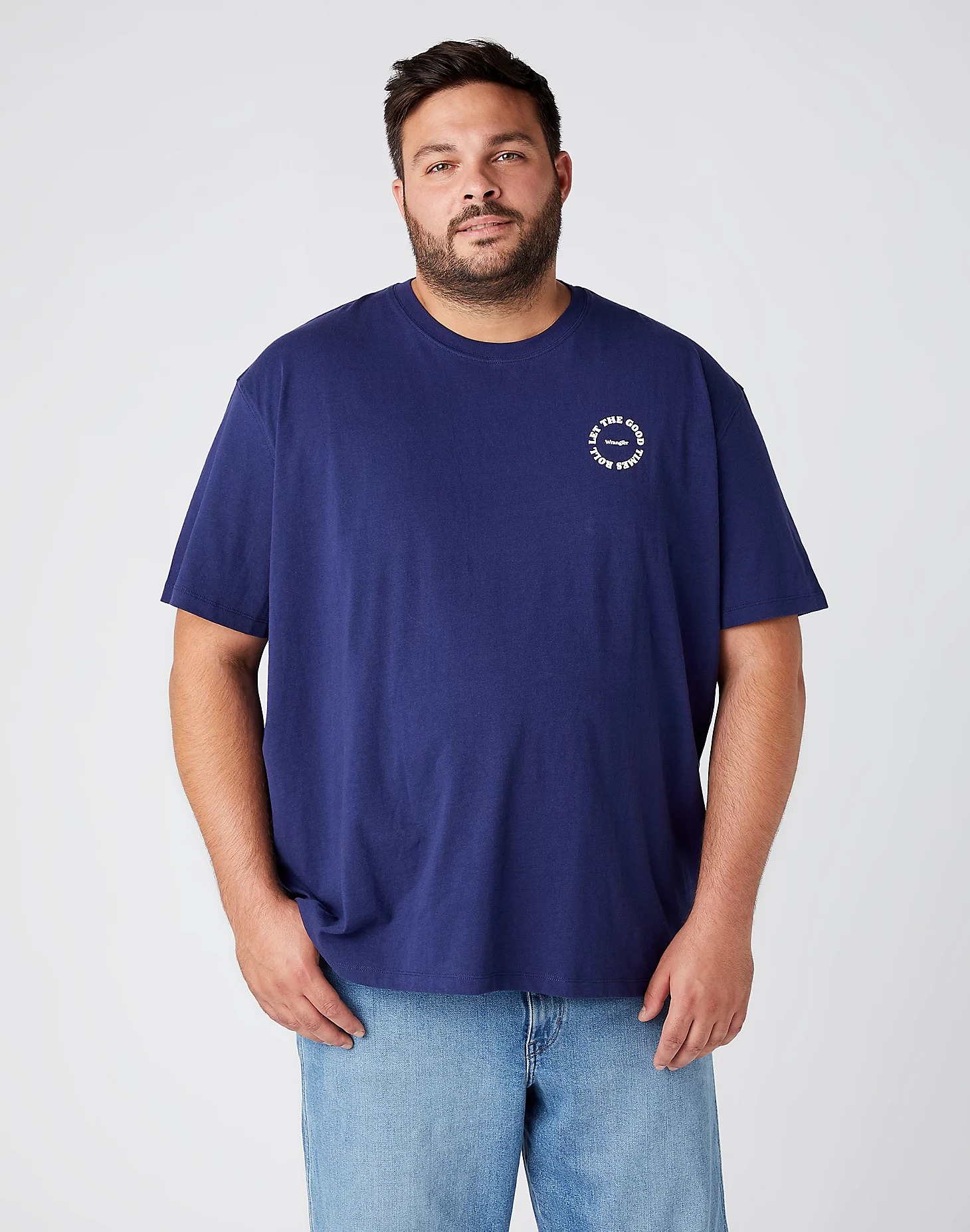 

Футболка мужская Wrangler Good Times Tee синяя XXL, Good Times Tee