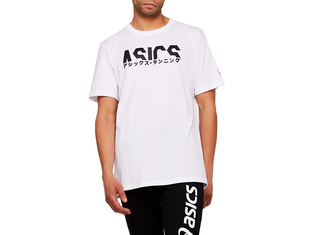 фото Футболка мужская asics katakana graphic tee белая m