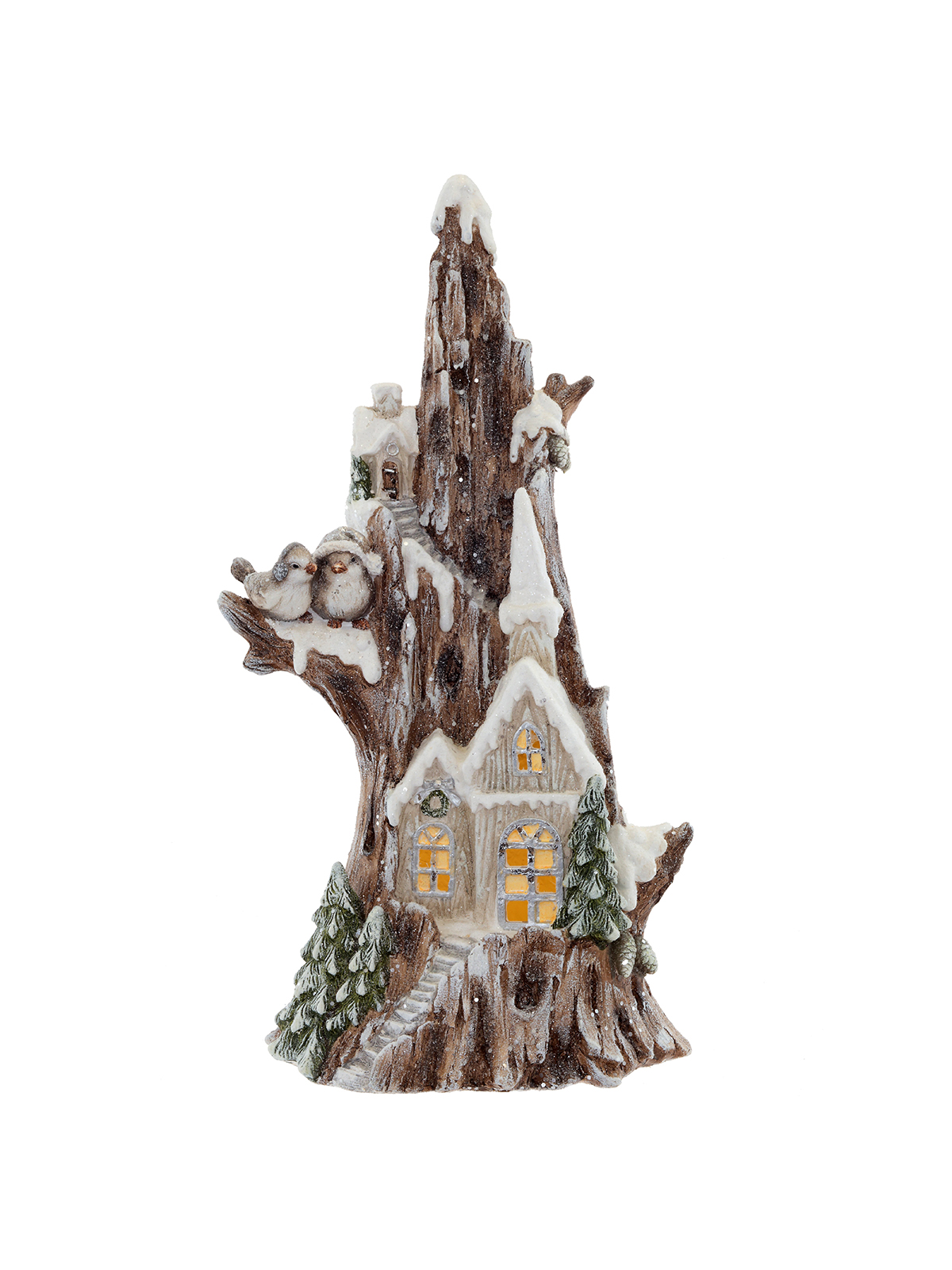 

Новогодняя фигурка Alat Home Домик 701761]REM 41x31x75 см, Коричневый;зеленый;серый, Домик