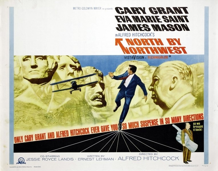 

Постер к фильму "На север через северо-запад" (North by Northwest) A4