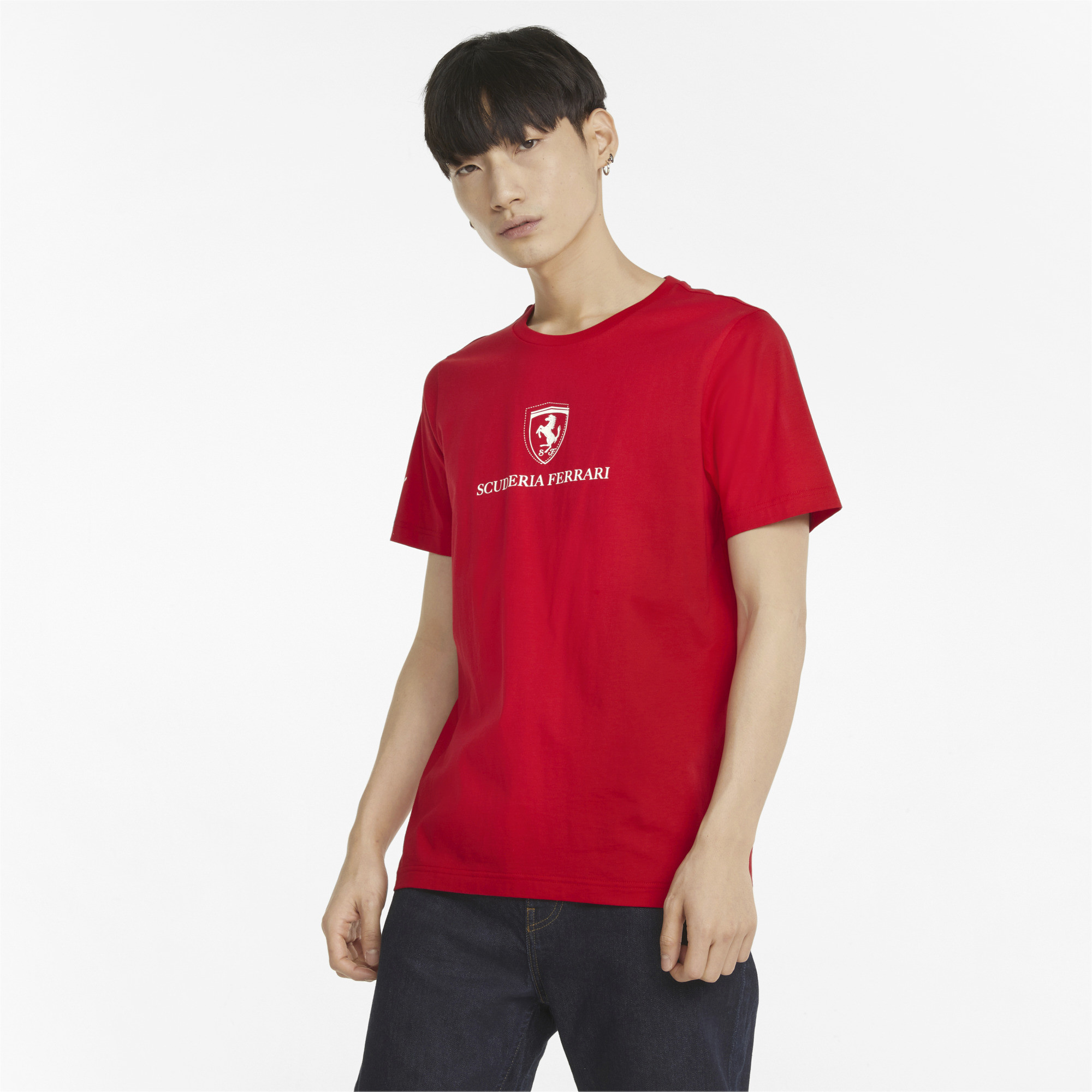 фото Футболка мужская puma ferrari race graphic tee 2 красная l