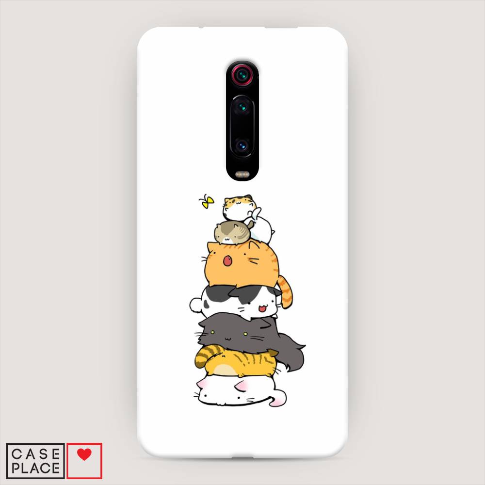 

Пластиковый чехол "Бутерброд из котиков" на Xiaomi Mi 9T Pro, 35820-7
