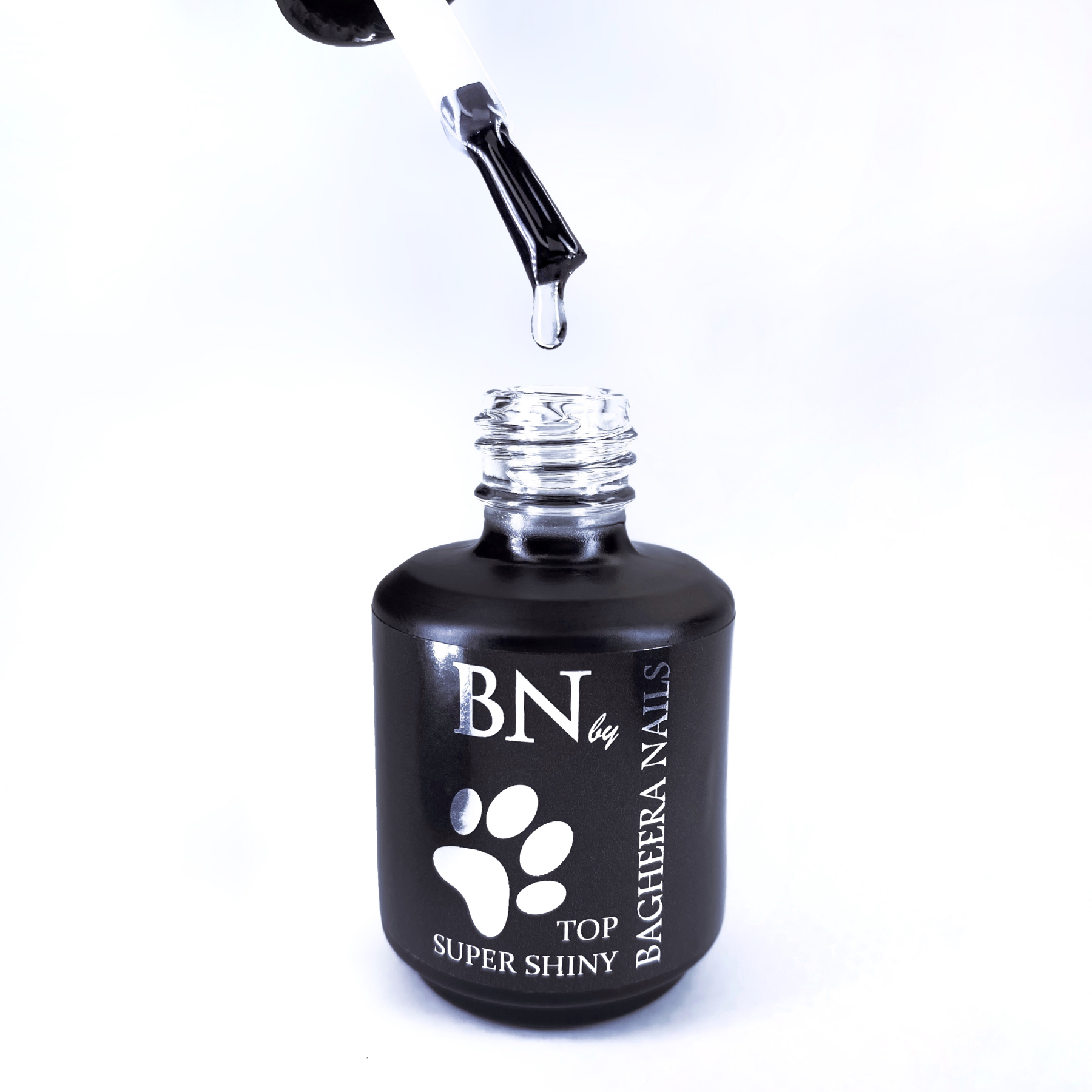 

Топ для гель-лака Bagheera nails Топ Super Shiny глянцевый без липкого слоя, 15 мл