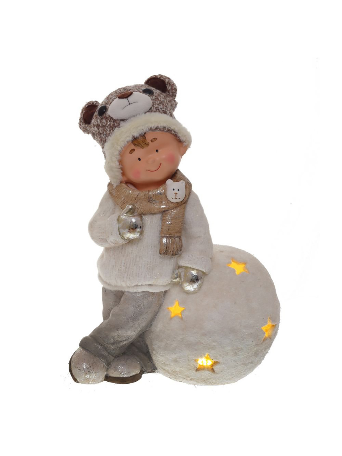 

Новогодняя фигурка Alat Home Ребенок 744008]REM 35x20x50 см, Серый;бежевый, Ребенок