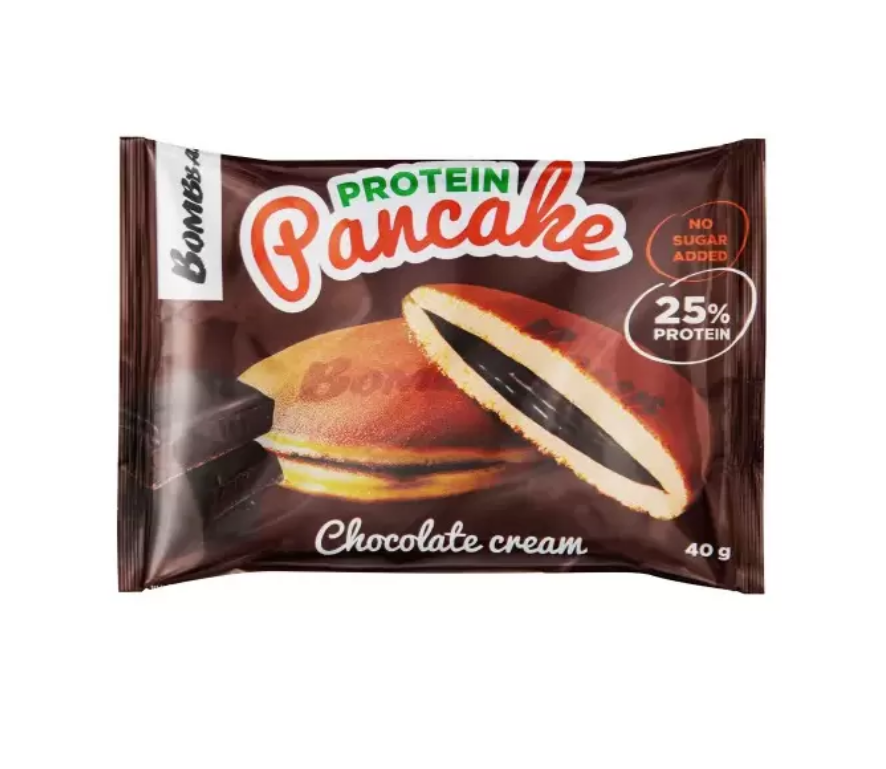

Панкейк Протеиновый BomBbar Pancake с Начинкой Шоколадный Крем, 3 шт х 40 г