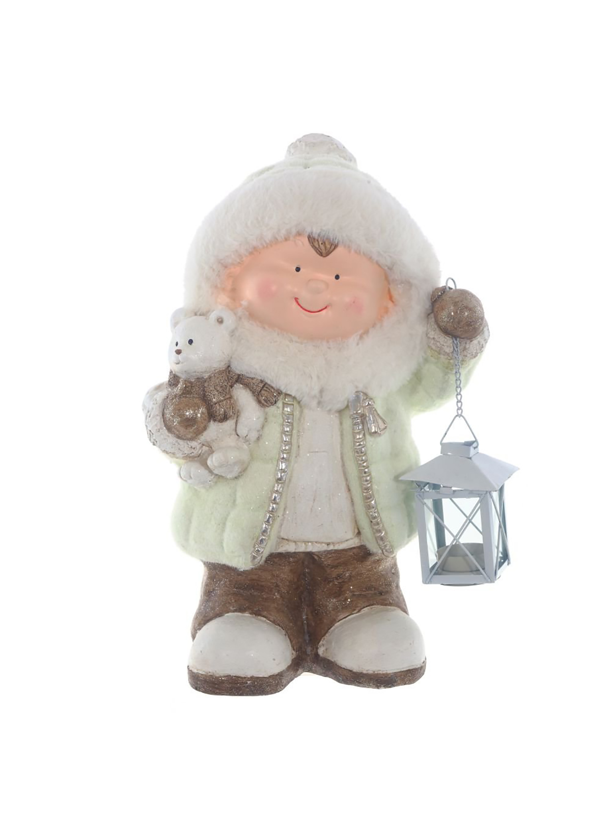 

Новогодняя фигурка Alat Home Ребенок 752308]REM 28x16x40 см, Серый;белый;зеленый, Ребенок