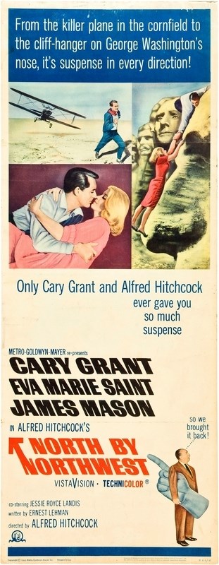 

Постер к фильму "На север через северо-запад" (North by Northwest) 50x70 см