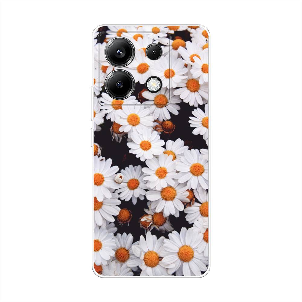 

Силиконовый чехол "Ромашковое поле" на Xiaomi Poco X6, Разноцветный