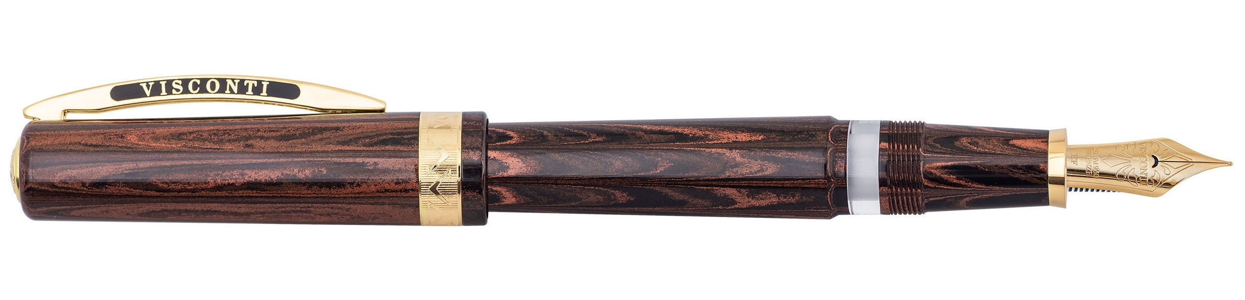 

Перьевая ручка Visconti Voyager 30 Black/Orange Vermeil Limited Edition M KP52-03-FPM