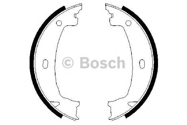 

Тормозные колодки Bosch барабанные 0986487608
