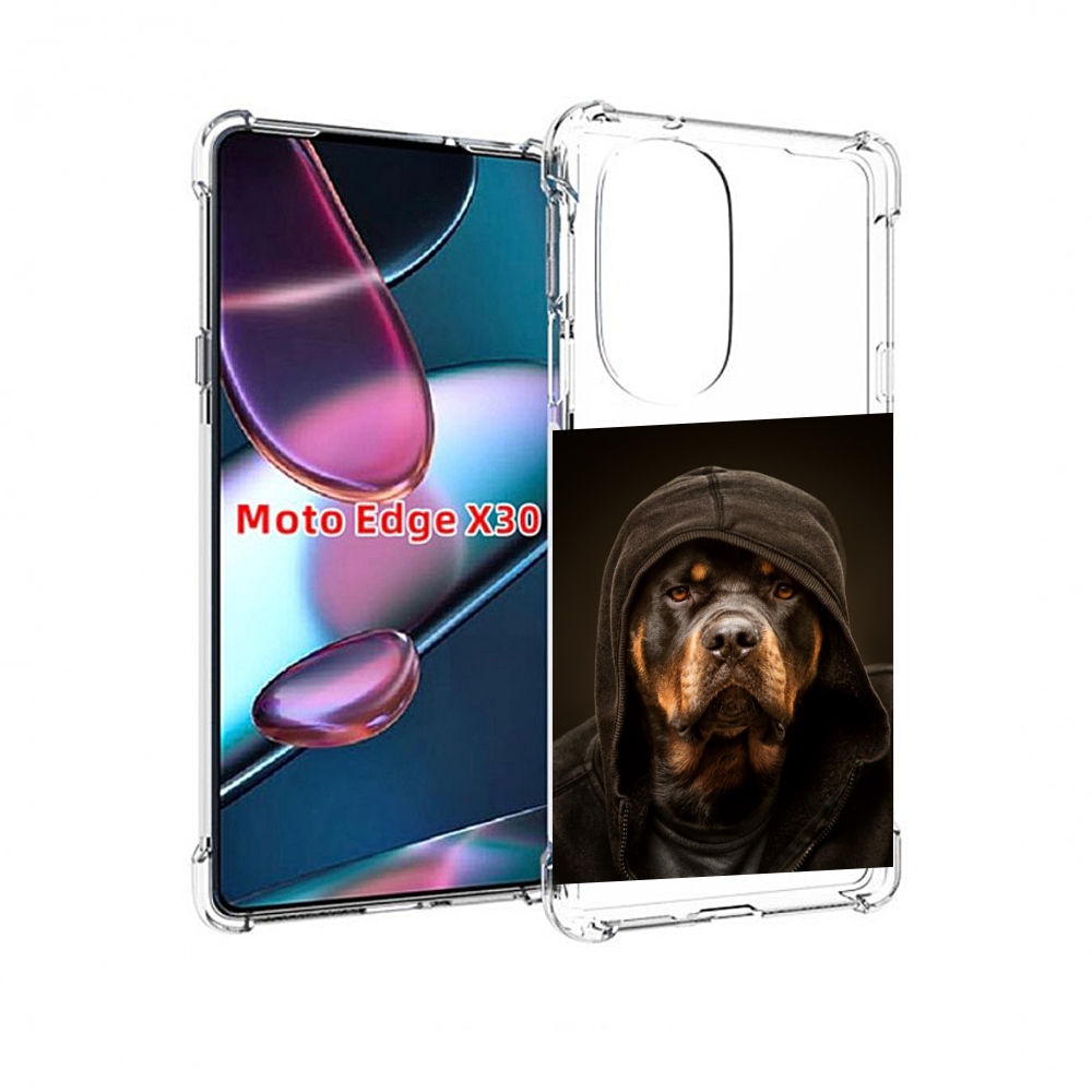 

Чехол MyPads Пес-барбос для Motorola Moto Edge X30, Прозрачный, Tocco