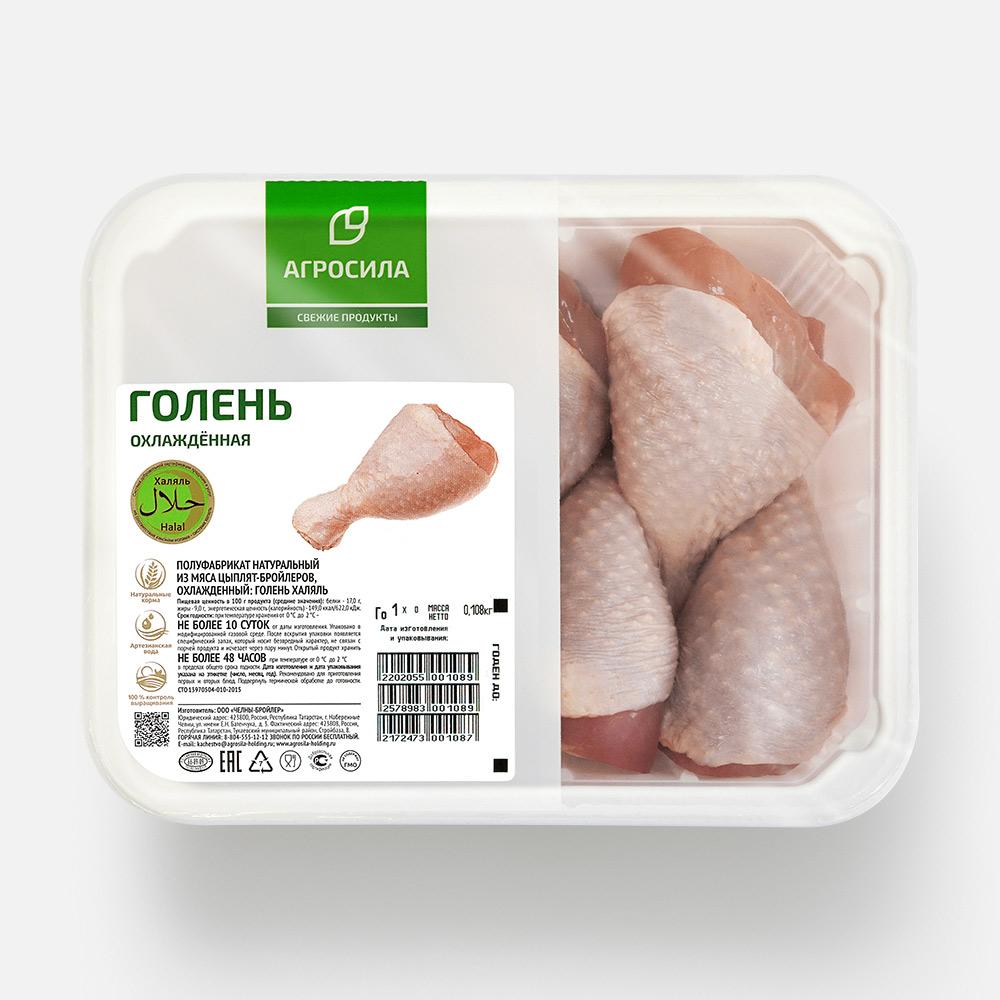 

Голень цыплёнка-бройлера Агросила охлаждённое, халяль, 500-600 г