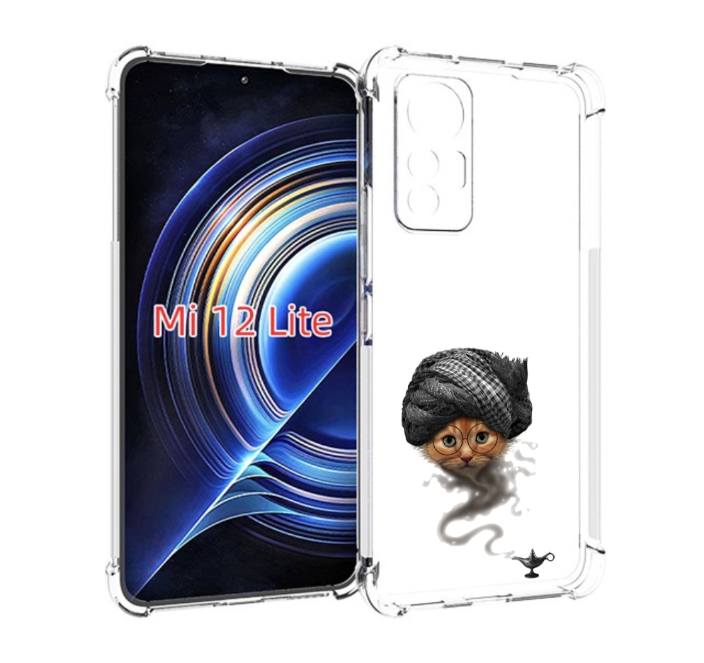 

Чехол MyPads кот джин для Xiaomi 12 Lite, Прозрачный, Tocco