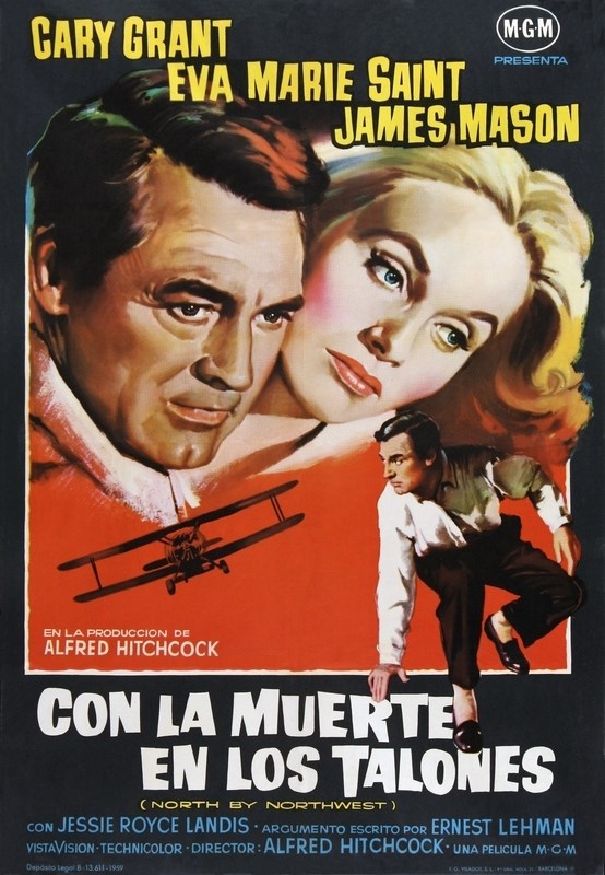 

Постер к фильму "На север через северо-запад" (North by Northwest) 50x70 см