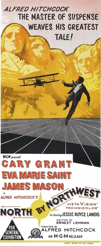 

Постер к фильму "На север через северо-запад" (North by Northwest) 50x70 см