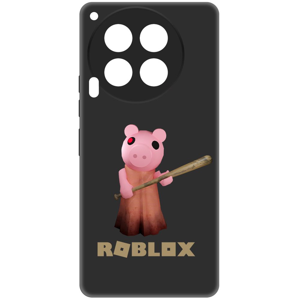 

Чехол-накладка Krutoff Soft Case Roblox-Пигги для TECNO Camon 30 5G черный