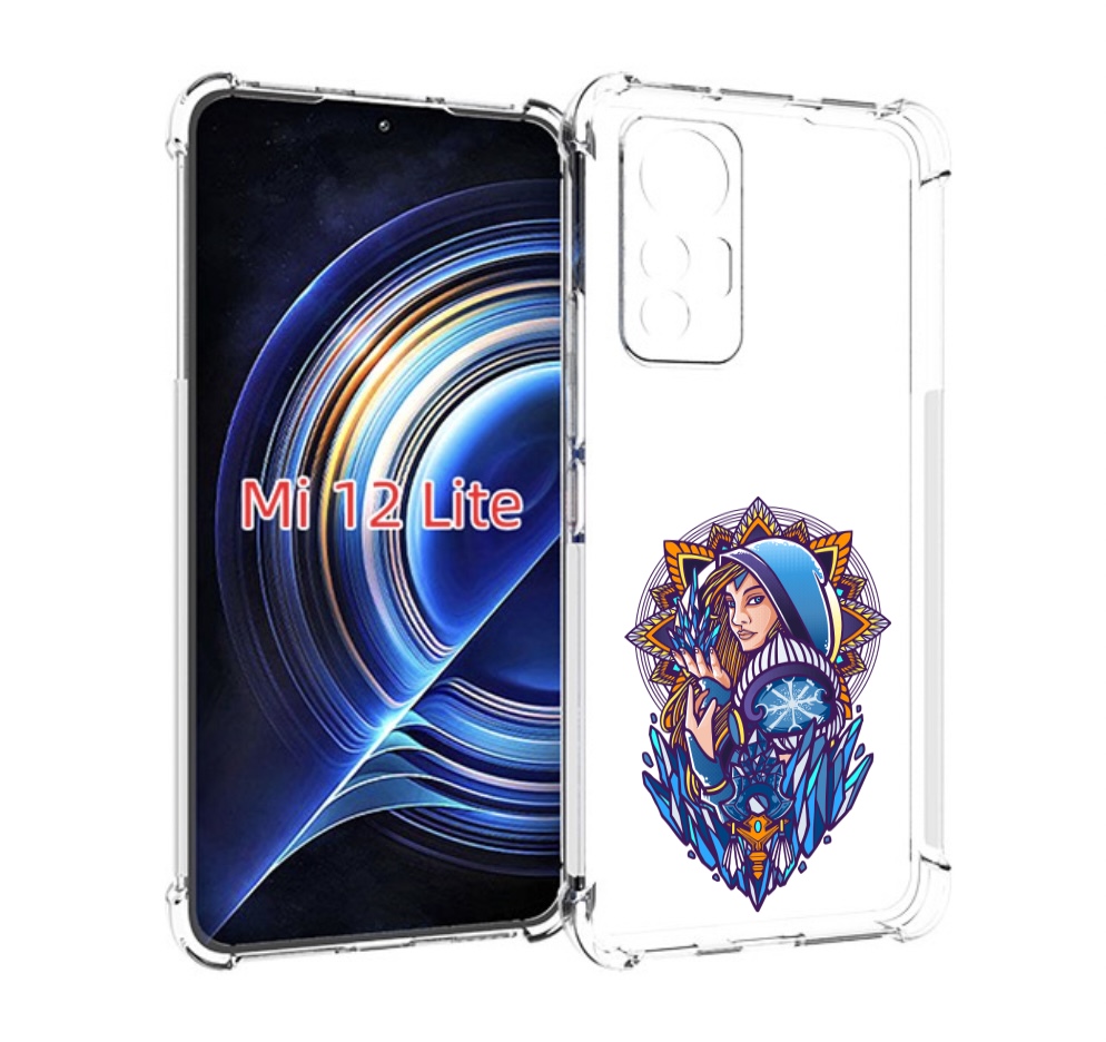 

Чехол MyPads кристал мейден дота 2 для Xiaomi 12 Lite, Прозрачный, Tocco