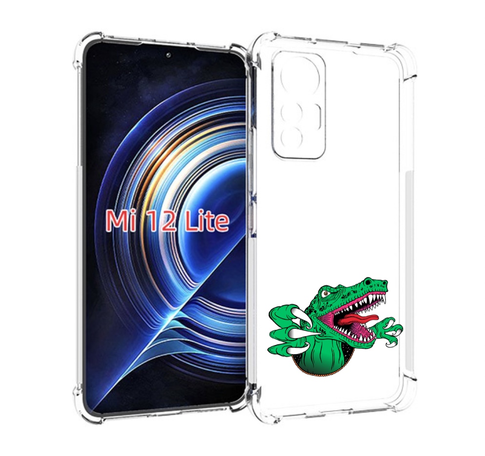 

Чехол MyPads крокодил для Xiaomi 12 Lite, Прозрачный, Tocco