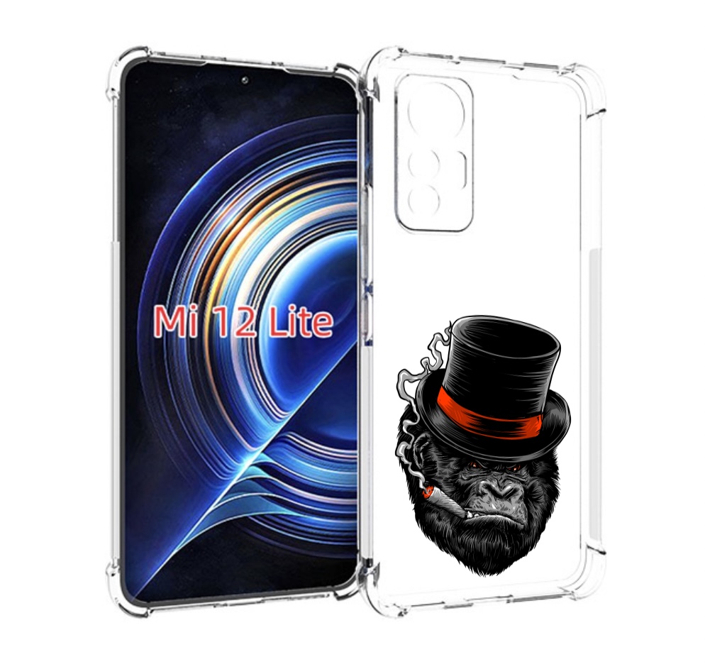

Чехол MyPads дизайнерская горилла для Xiaomi 12 Lite, Прозрачный, Tocco
