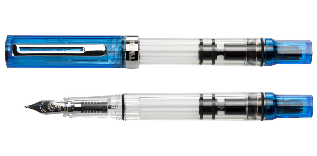 

Перьевая ручка TWSBI Eco Transparent Blue перо F (M2530170)