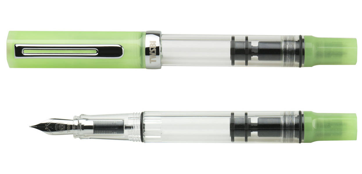 

Перьевая ручка TWSBI Eco Glow Green перо F (M2532300)