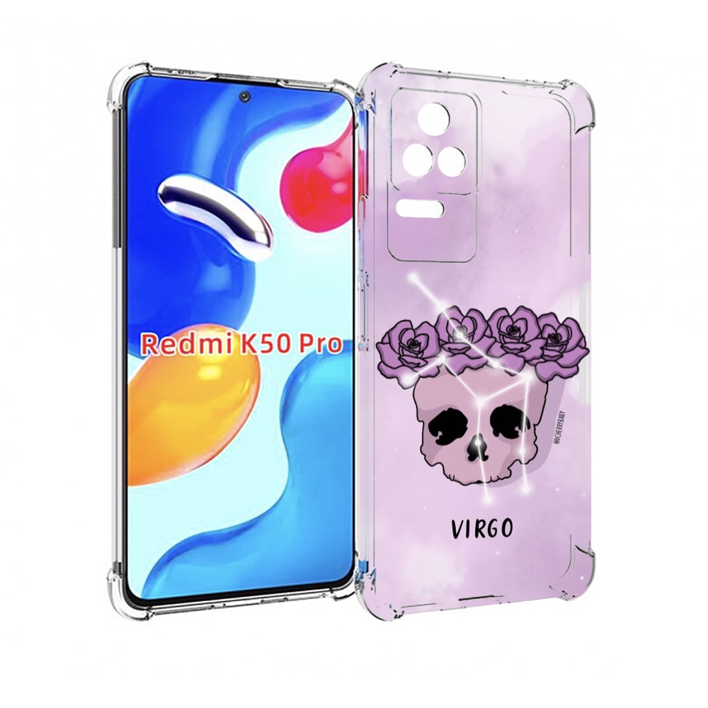 

Чехол MyPads знак зодиака дева 2 для Xiaomi Redmi K50/K50 Pro, Прозрачный, Tocco