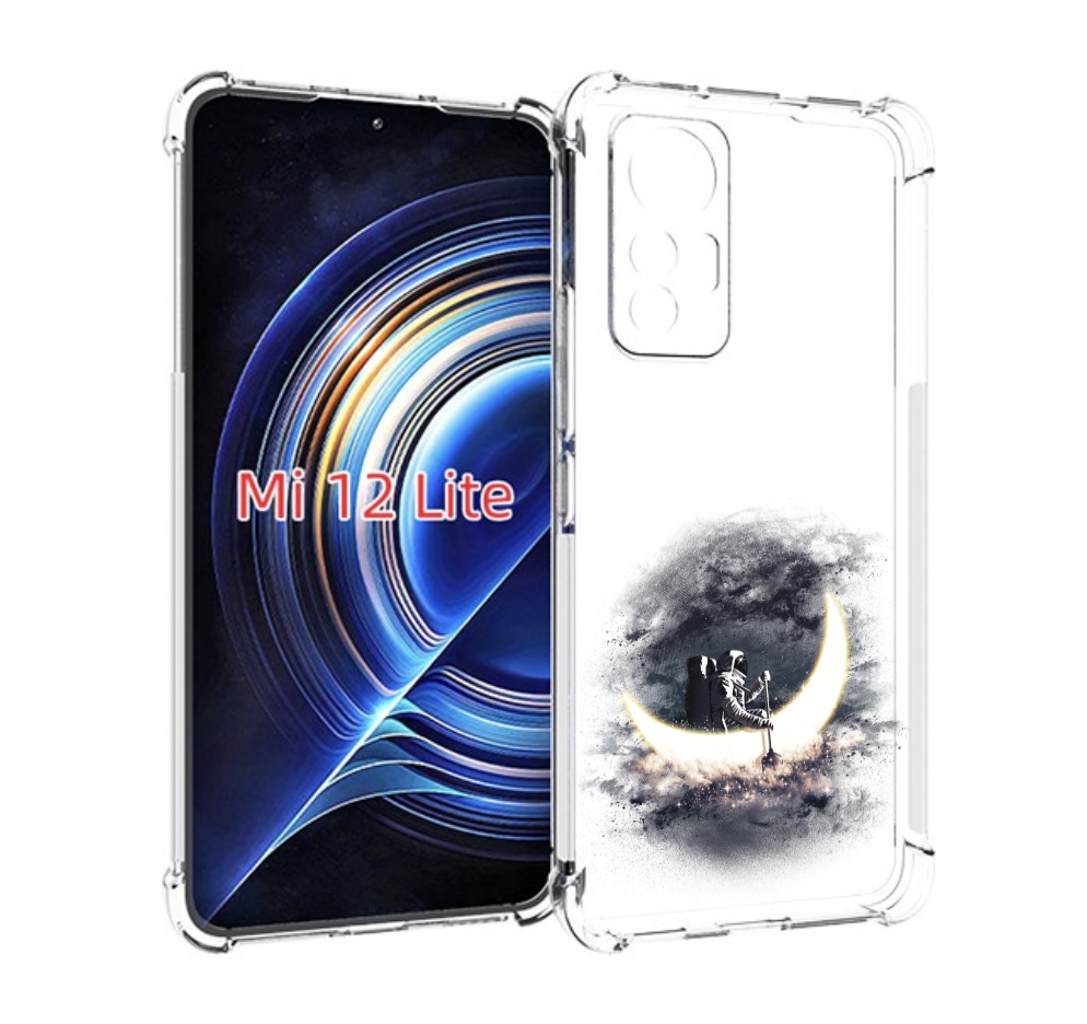 

Чехол MyPads лунный путешественник для Xiaomi 12 Lite, Прозрачный, Tocco