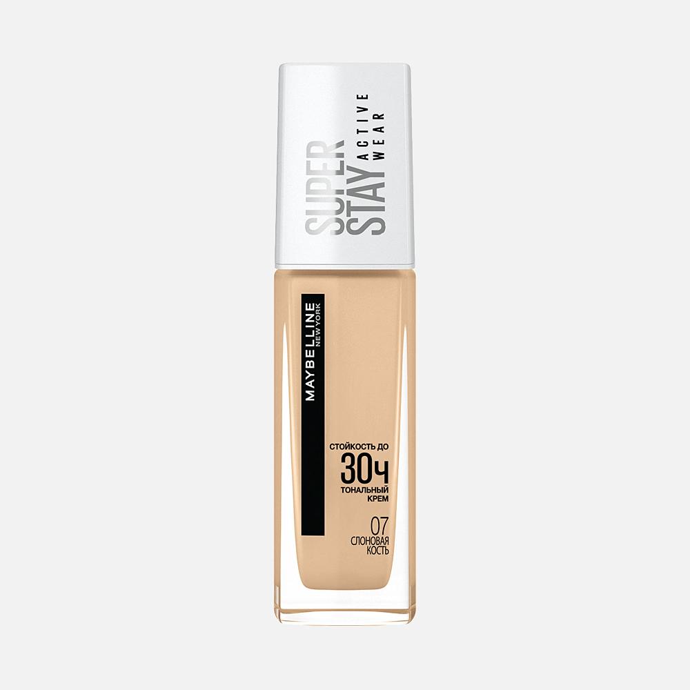 Тональный крем Maybelline New York SuperStay Active Wear 30h, тон 07, 30 мл тональный крем maybelline fit me 95 светло фарфоровый 30 мл