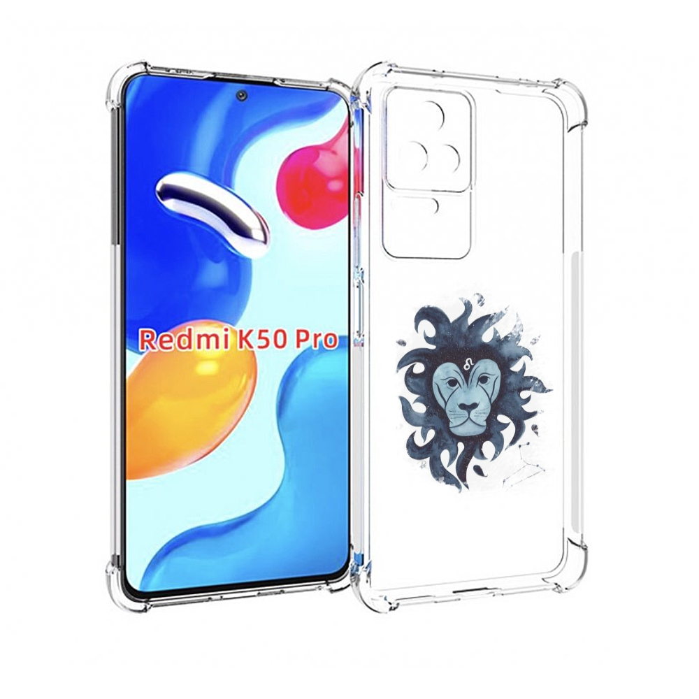 

Чехол MyPads знак зодиака лев 5 для Xiaomi Redmi K50/K50 Pro, Прозрачный, Tocco