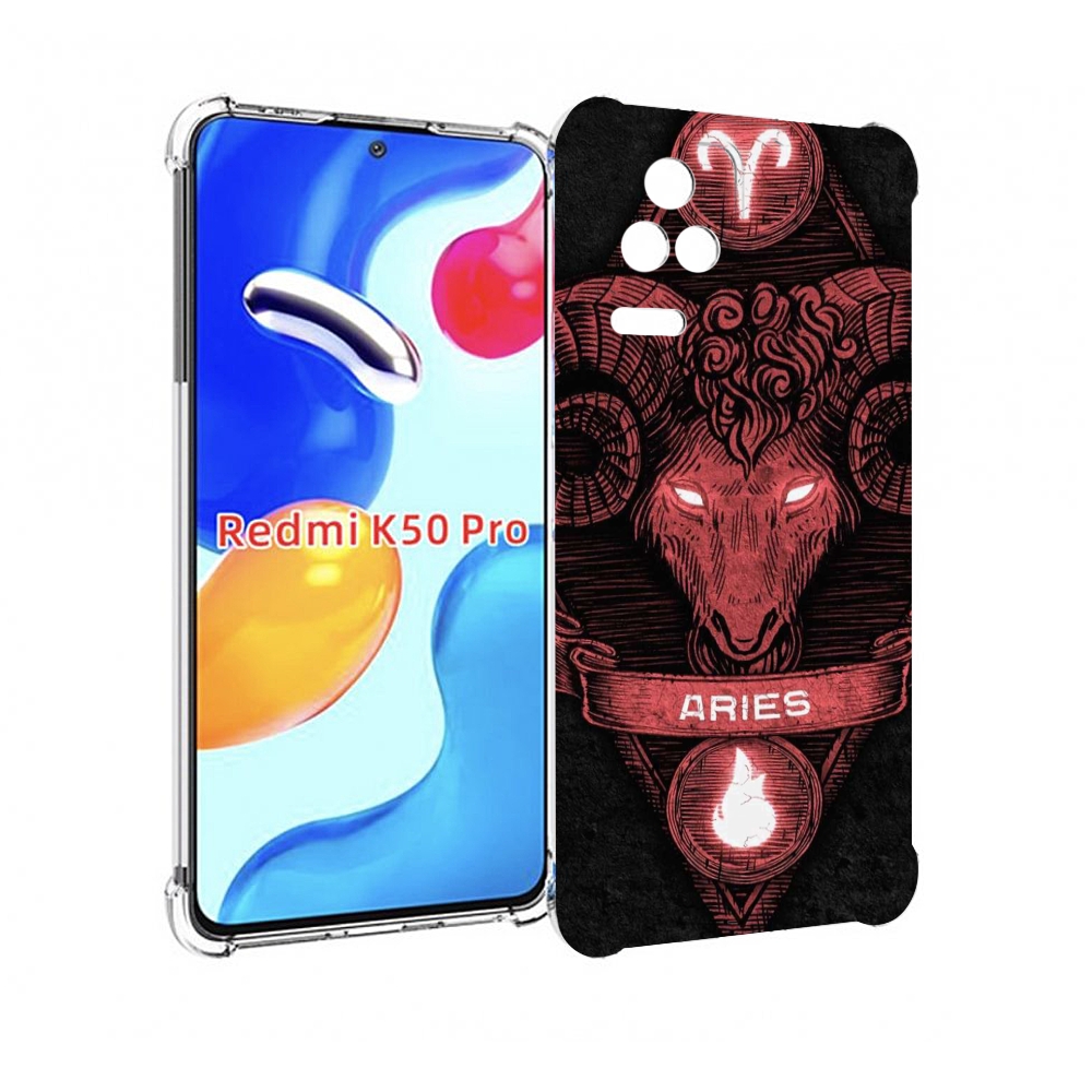

Чехол MyPads знак зодиака овен 6 для Xiaomi Redmi K50/K50 Pro, Прозрачный, Tocco