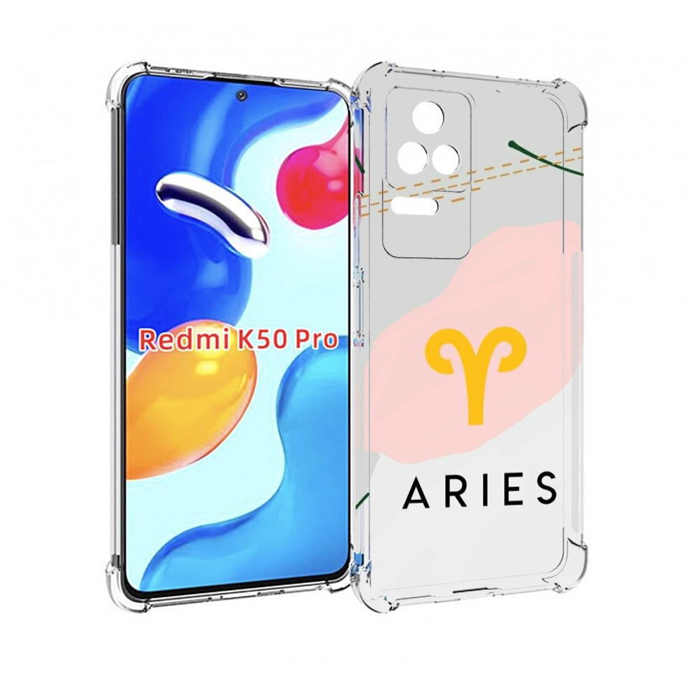 

Чехол MyPads знак зодиака овен 7 для Xiaomi Redmi K50/K50 Pro, Прозрачный, Tocco