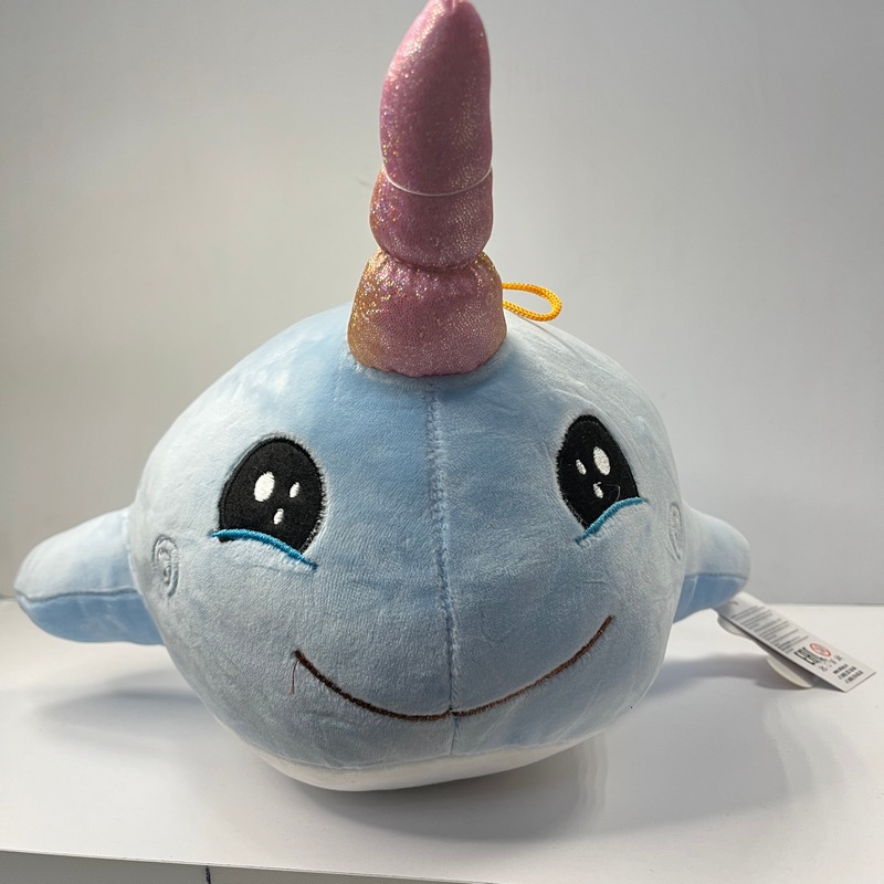 Mягкая игрушка OkToys Дельфин голубой