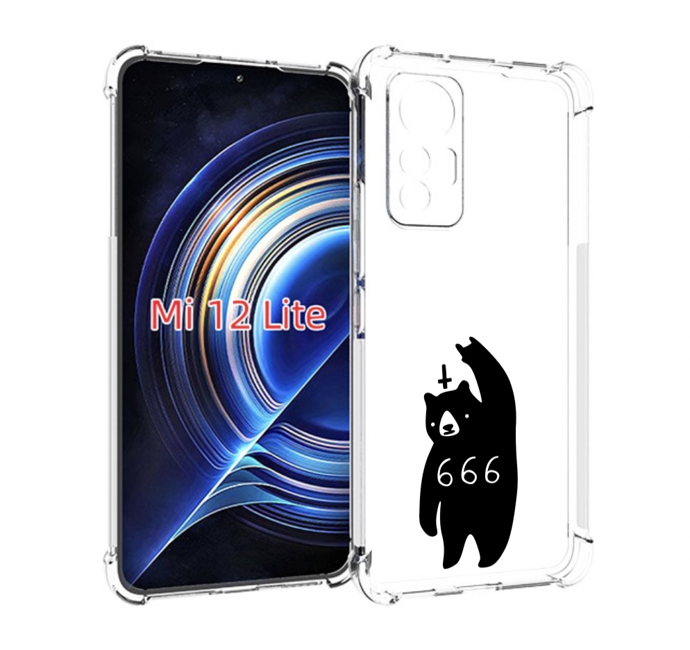 

Чехол MyPads медведь 666 для Xiaomi 12 Lite, Прозрачный, Tocco