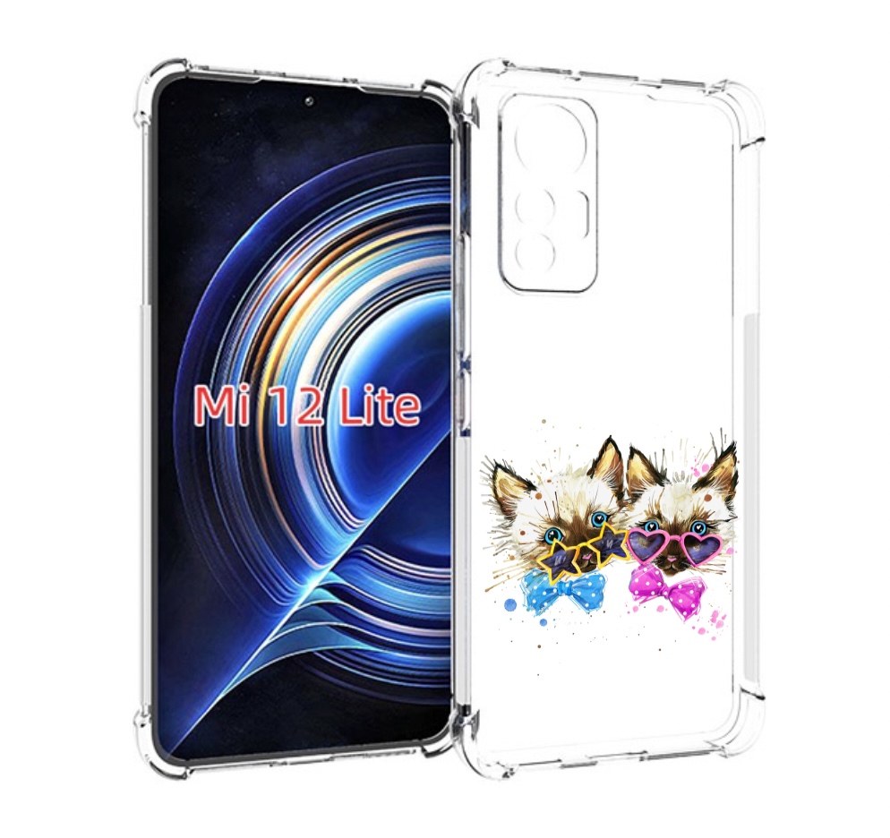 

Чехол MyPads милые котята для Xiaomi 12 Lite, Прозрачный, Tocco