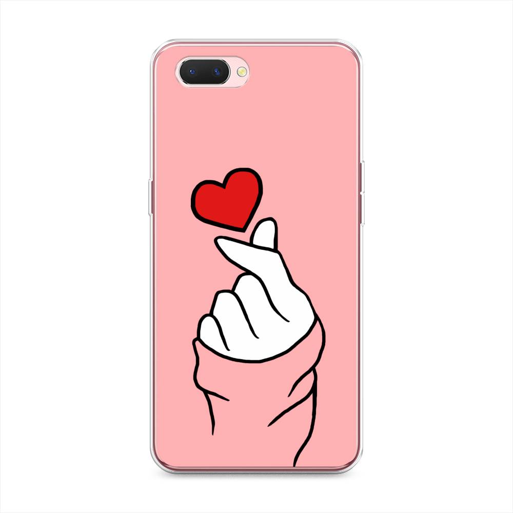 

Чехол Awog на Oppo A3s "Милое сердечко", Разноцветный, 252050-7