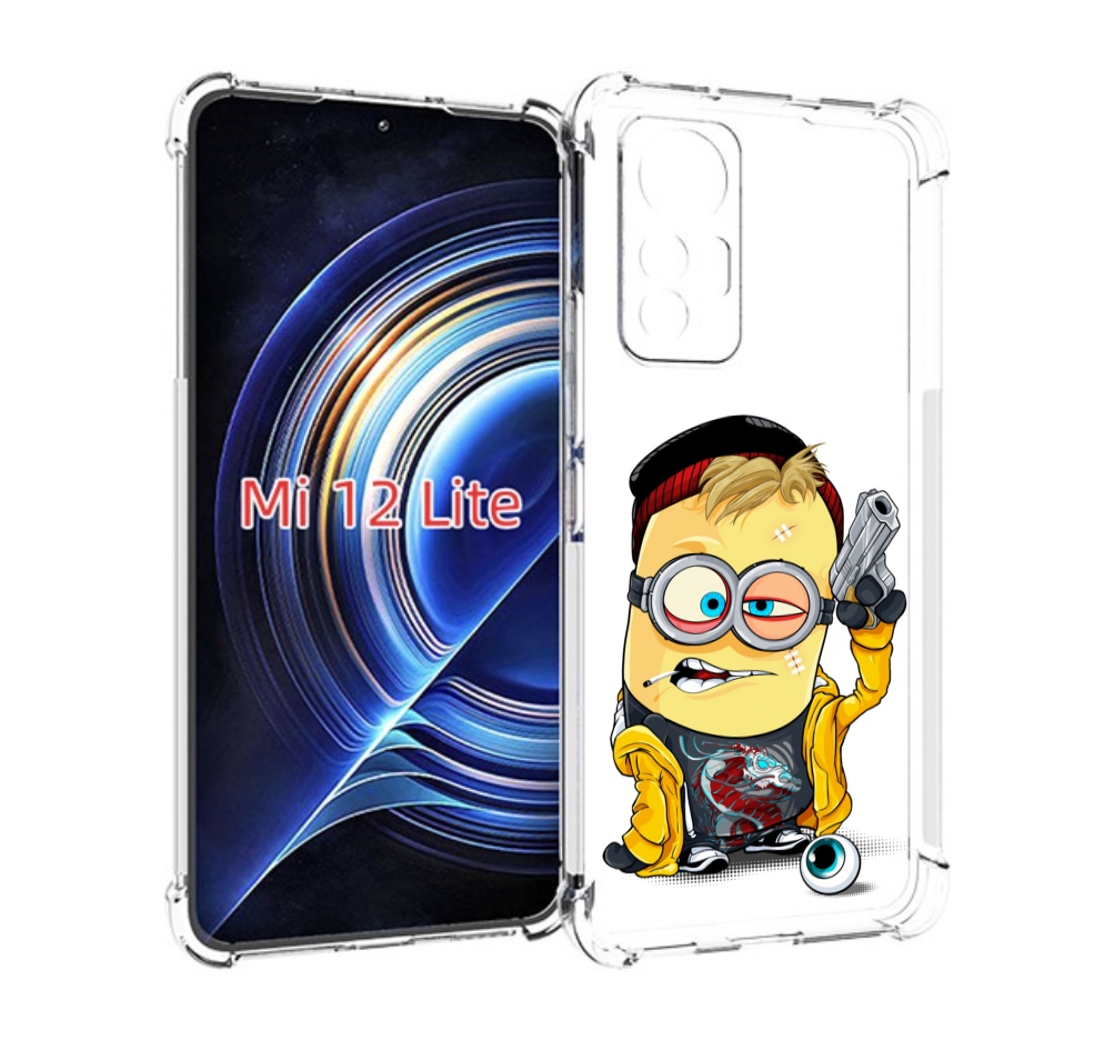

Чехол MyPads миньон бандит для Xiaomi 12 Lite, Прозрачный, Tocco