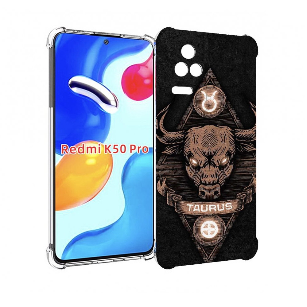 

Чехол MyPads знак зодиака телец 2 для Xiaomi Redmi K50 / K50 Pro, Прозрачный, Tocco