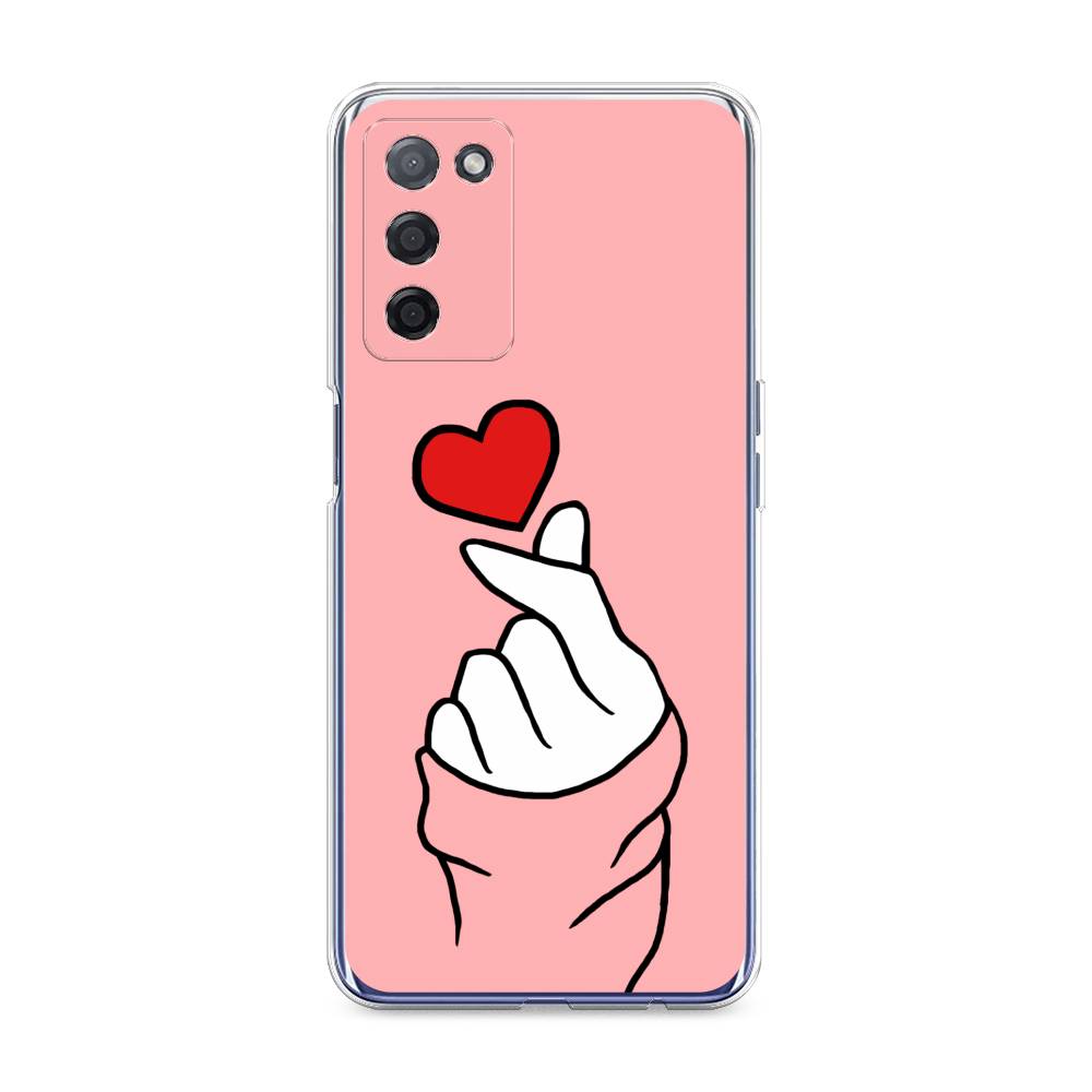 

Чехол Awog на Oppo A55 5G "Милое сердечко", Разноцветный, 256250-7